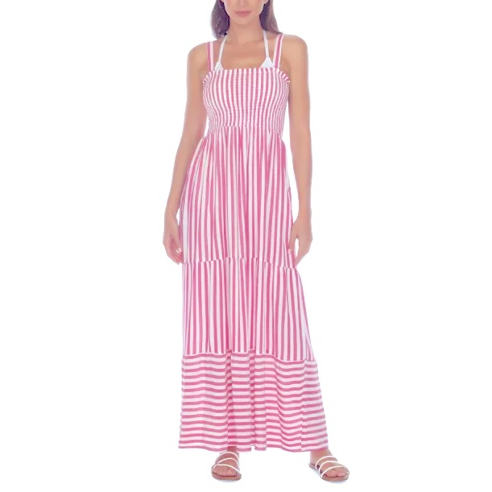 Raviya
Women's Tiered Striped Dress Cover-Up